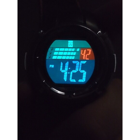 Timex 1440 Sports Digital Indiglo Alarm Chrono Watch 50M WR New Battery Mens - Picture 2 of 13